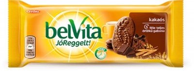 Keksz, 50 g, GYŐRI "Belvita Jó reggelt", kakaós