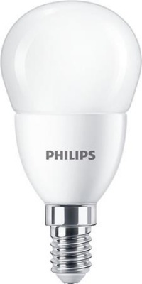 LED izzó, E14, kisgömb, P48, 7W, 806lm, 4000K, PHILIPS "CorePro"